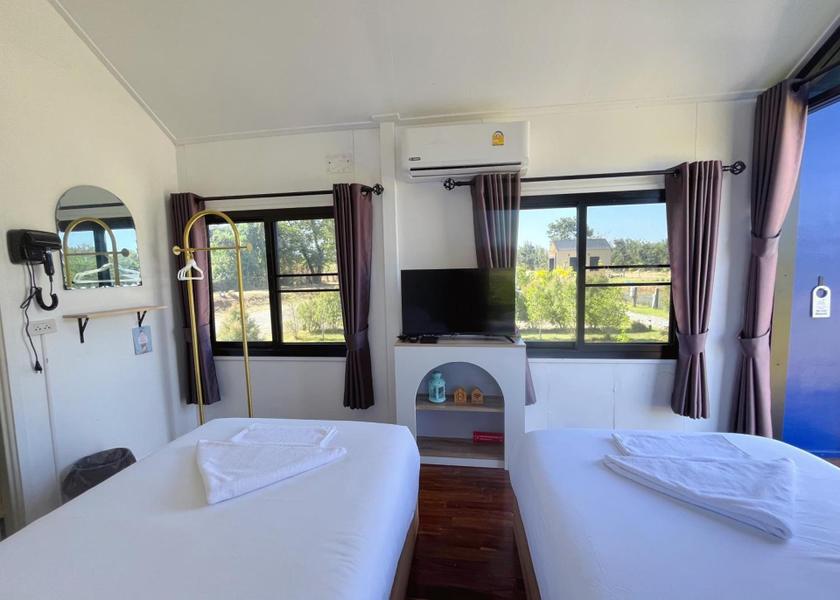 Khon Kaen Province Nong Rua Standard Twin Room with Garden View