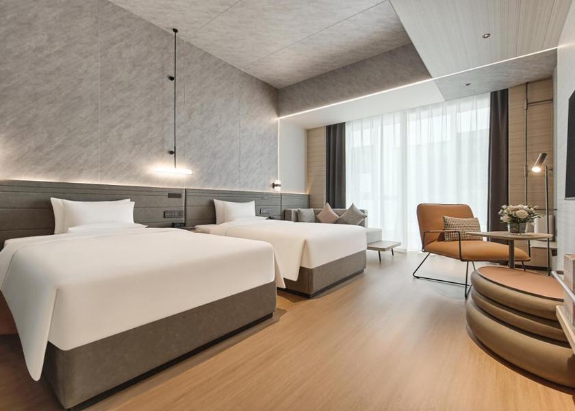 Ningxia Yinchuan Executive Room Two Single Beds and A Sofa