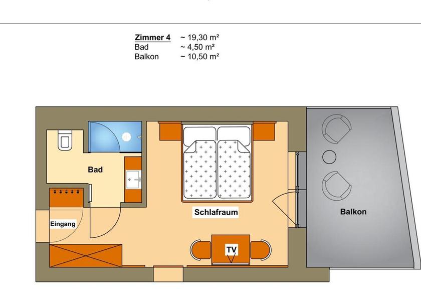 Styria Schladming Double Room with Balcony