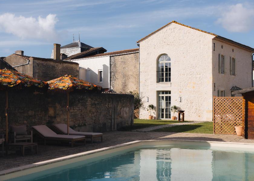 Nouvelle-Aquitaine Pauillac Studio 1-Studio-SDB privée-Design-Vue sur Jardin