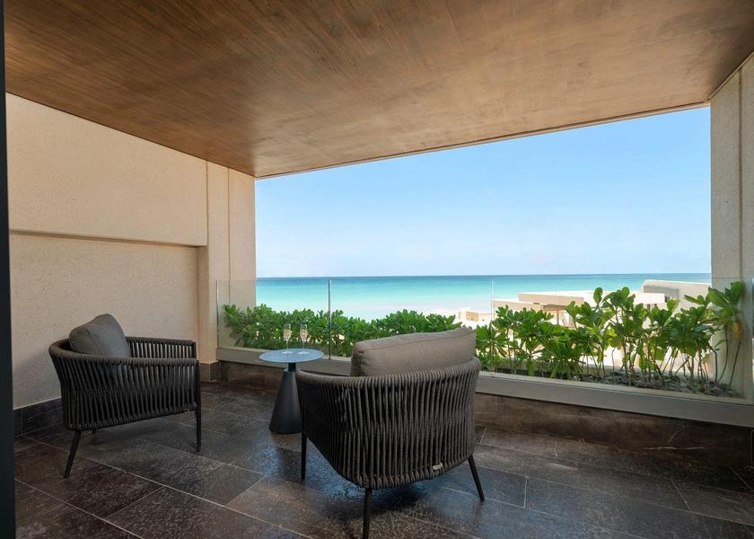 Quintana Roo Cancun Preferred Club Ocean Front Plunge Pool Terrace King