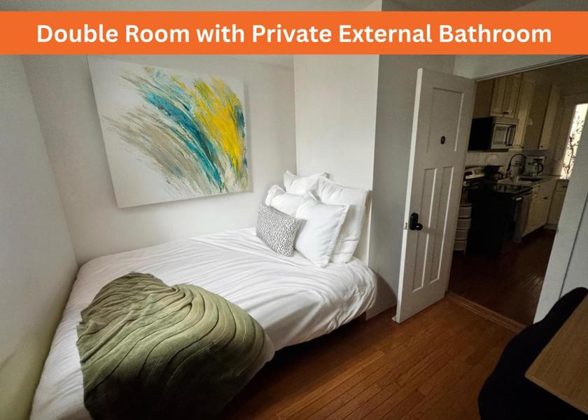 New Jersey Jersey City Double Room with Private External Bathroom