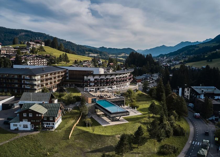 Vorarlberg Mittelberg Aerial View