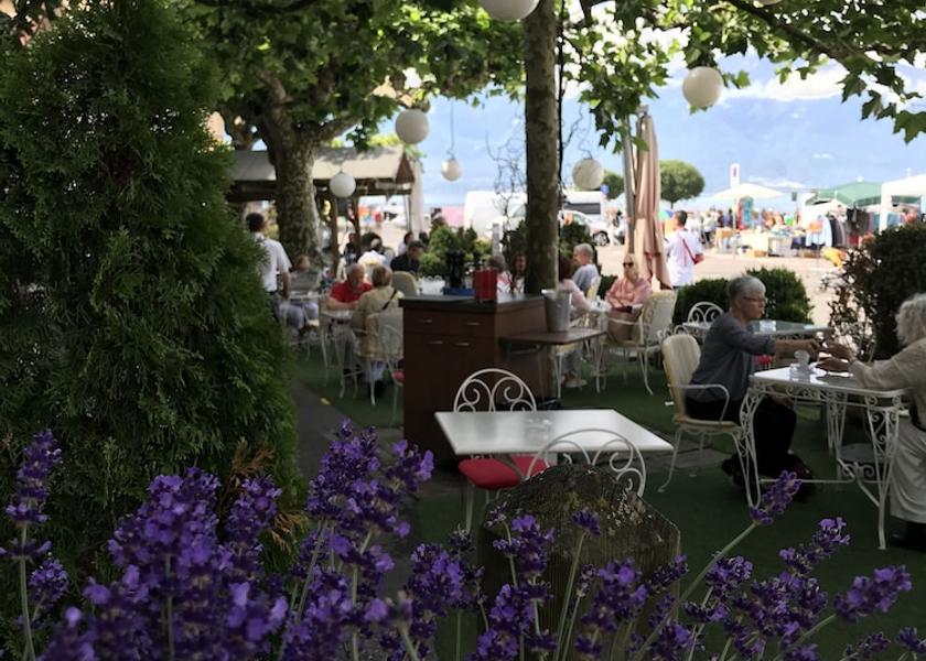 Canton of Vaud Vevey Terrace/patio