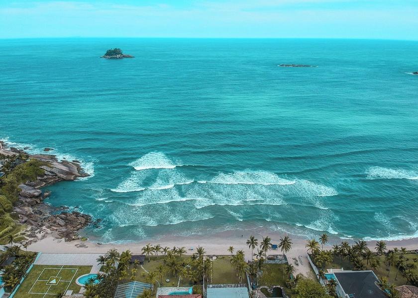 São Paulo State Guarujá Aerial View