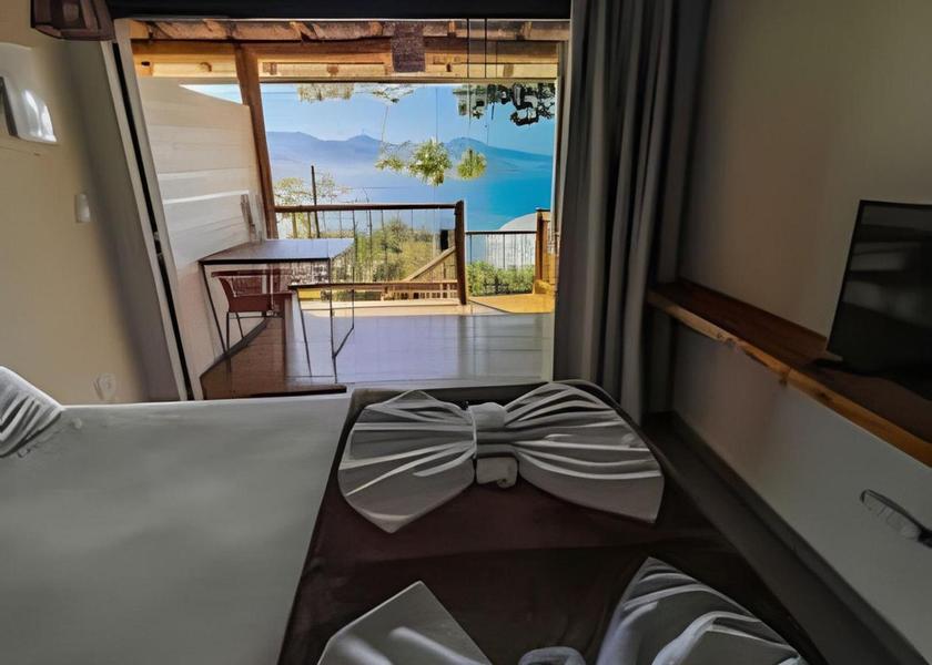 São Paulo State Ubatuba Double Room with Balcony and Sea View