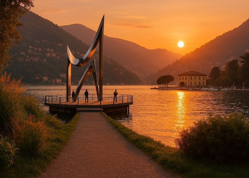 Lombardy Brunate Exterior Detail