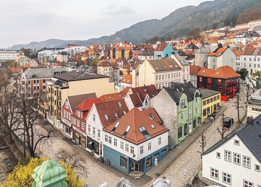 Hordaland (county) Bergen Aerial View