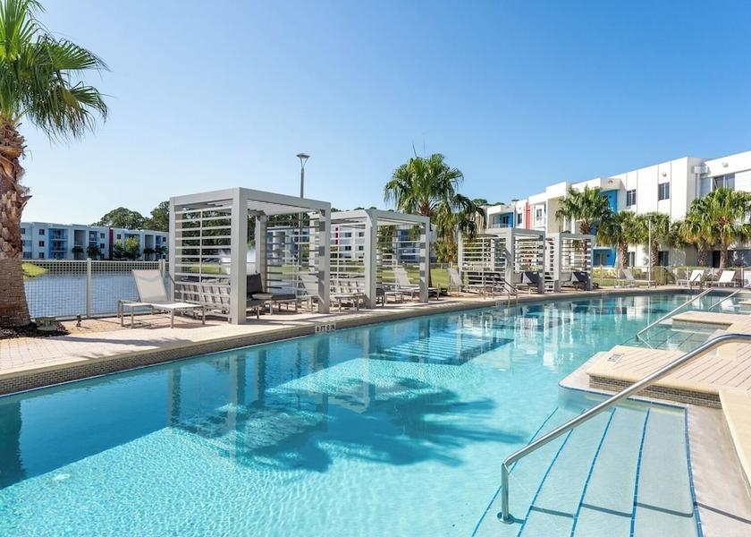 Florida Daytona Beach Room layout blue print