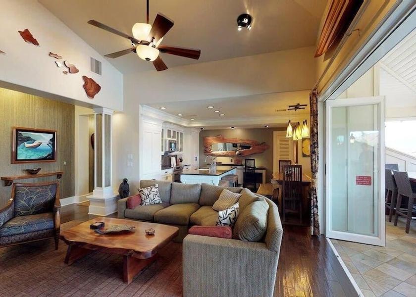 Hawaii Koloa Living Area