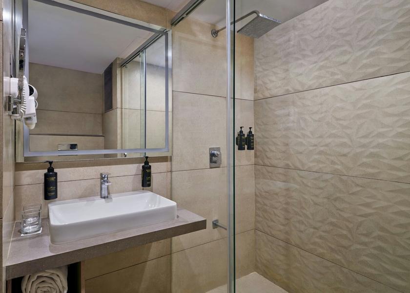 Gujarat Ahmedabad Guestroom Bathroom - Shower - Vanity