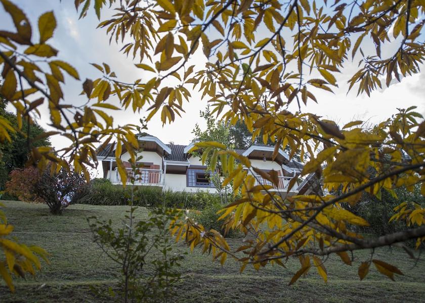 São Paulo State Campos do Jordão Courtyard