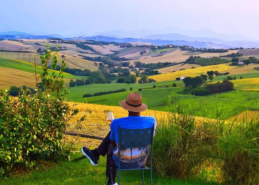 Marche San Marcello View
