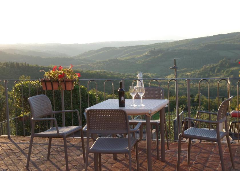 Tuscany Castellina in Chianti Balcony/terrace