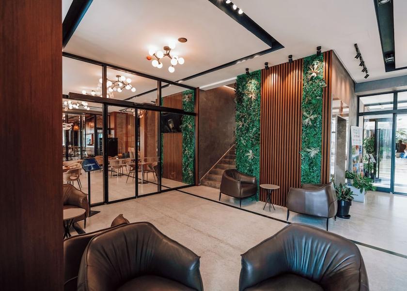 Tirana County Golem Lobby sitting area