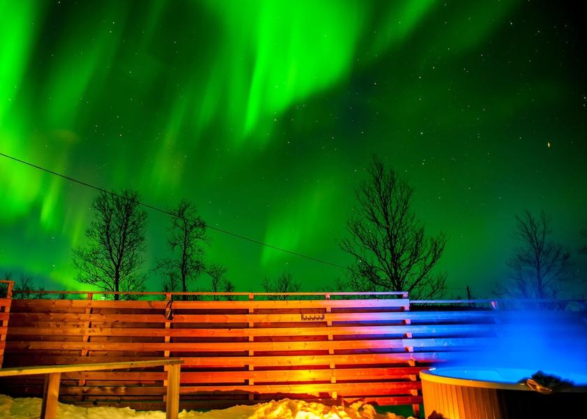 Norrbotten County Kiruna Outdoor spa tub