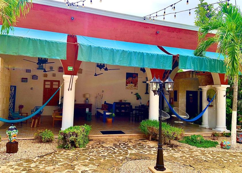 Yucatán Valladolid Shared lounge/TV area