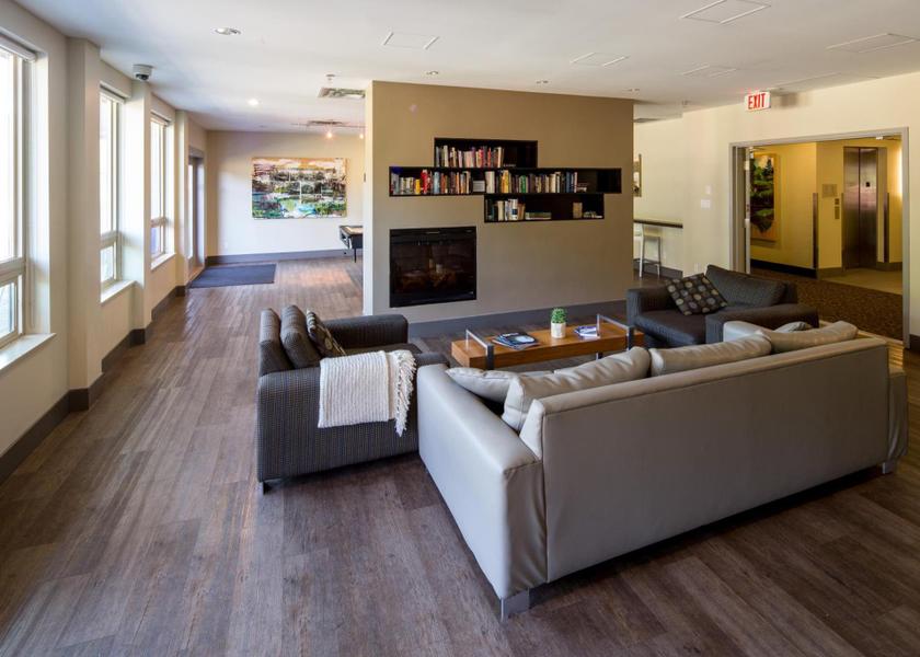 British Columbia Whistler Shared lounge/TV area