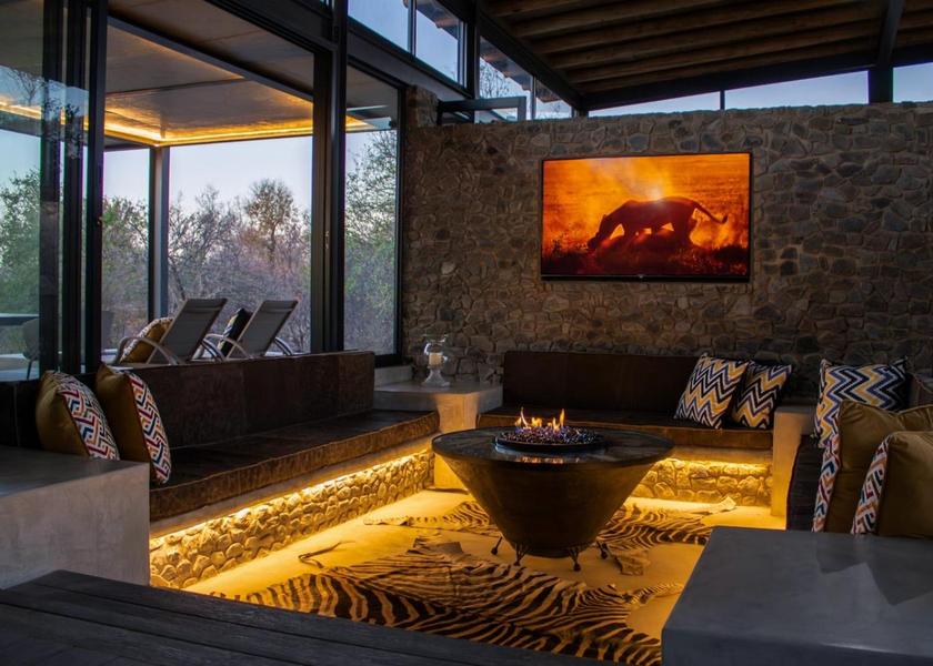 North West Pilanesberg National Park Shared lounge/TV area