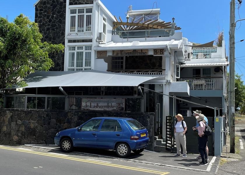 Front of property - evening/night