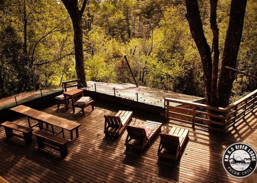 Araucanía Region Pucón Terrace/patio