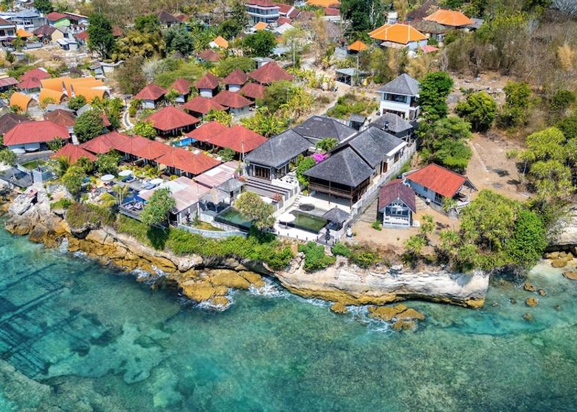 Bali Ceningan Island Aerial view