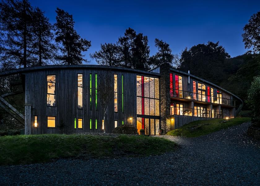 Front of property - evening/night