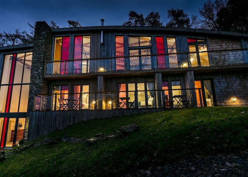 Front of property - evening/night