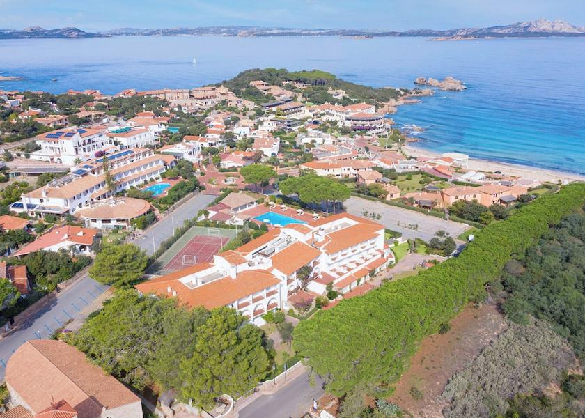 Sardinia Arzachena Aerial view