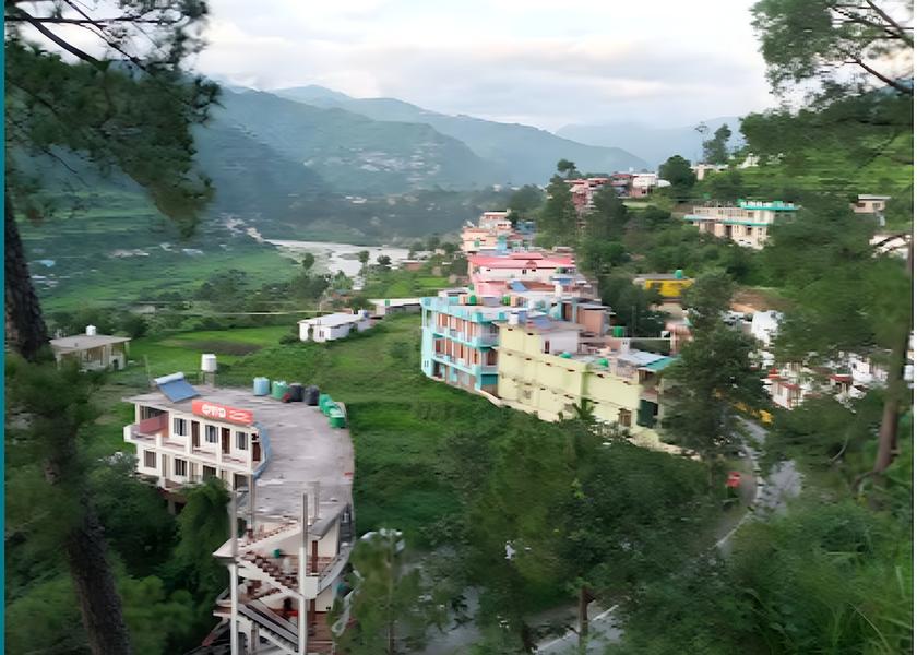 Uttarakhand Barkot City view from property