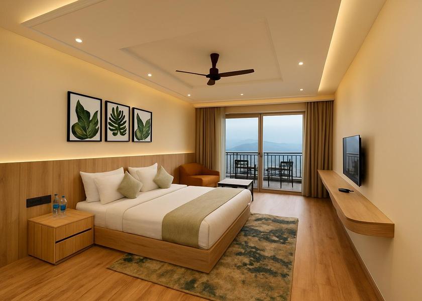 Uttarakhand Lansdowne Premium Room with Valley View with Private Balcony
