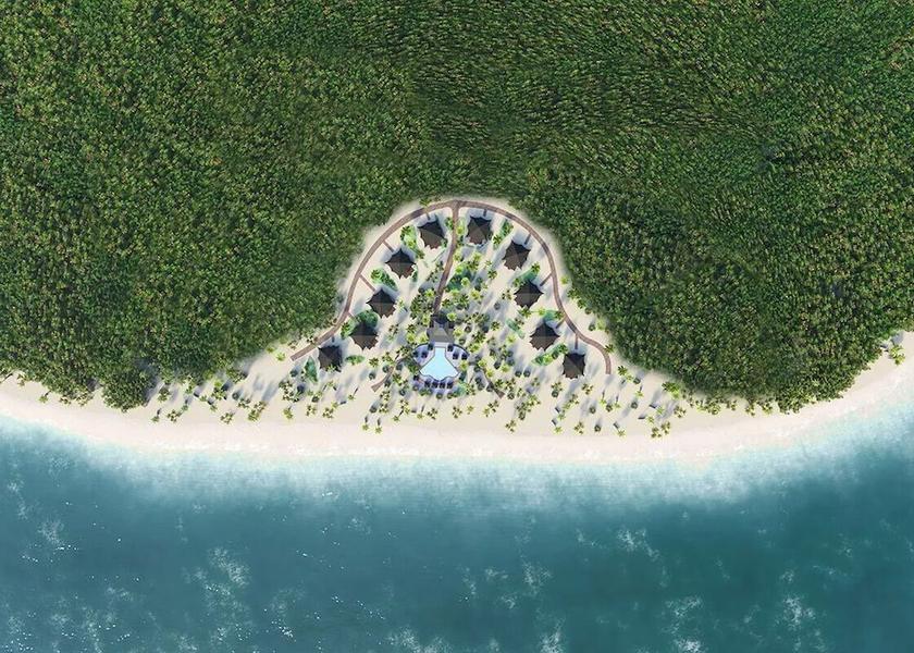 Western Division Kadavulailai Island Aerial view