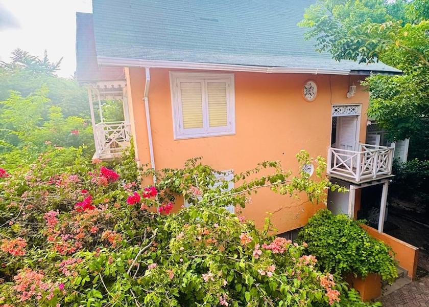 Outdoor banquet area