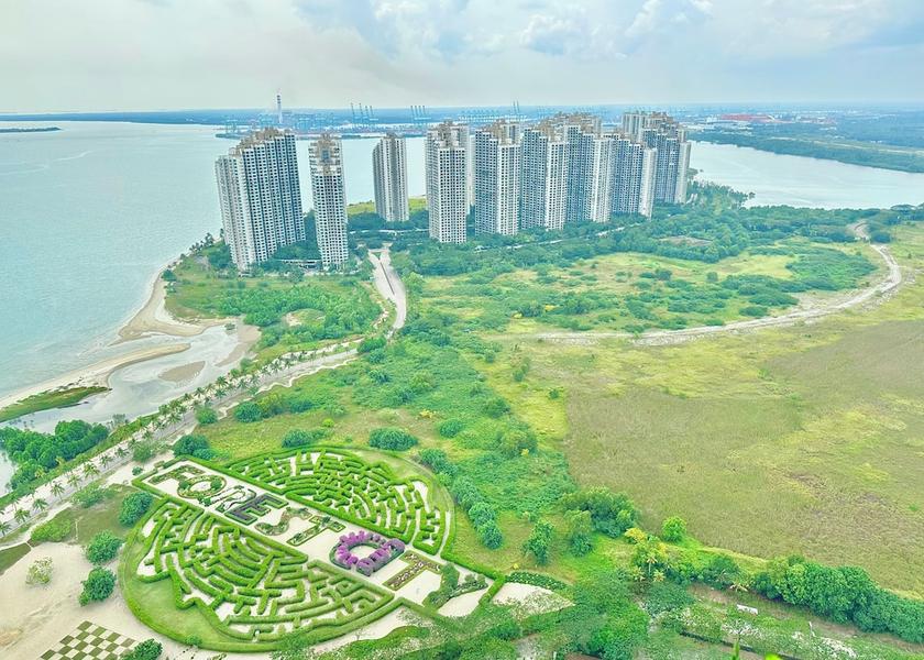 Johor Gelang Patah City view from property