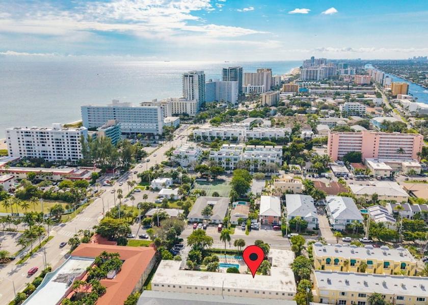 Florida Pompano Beach Aerial view