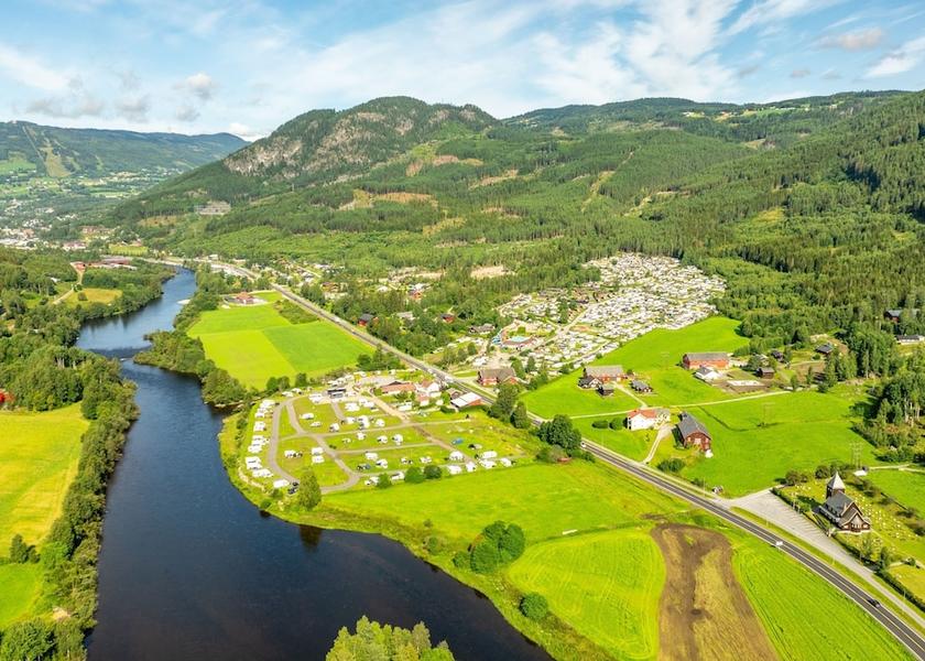 Buskerud Gol Aerial view