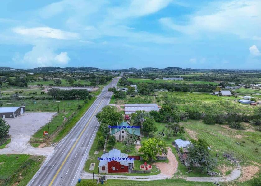 Texas Fredericksburg Aerial view