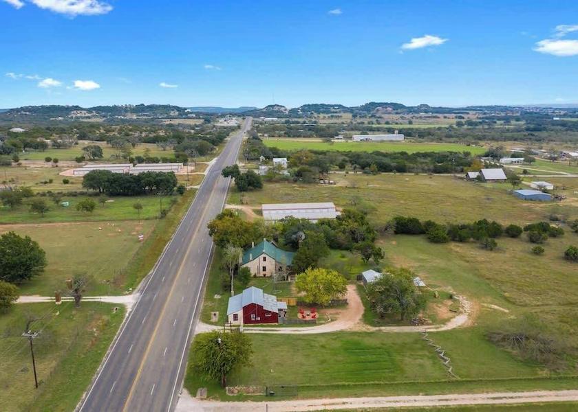Texas Fredericksburg Aerial view