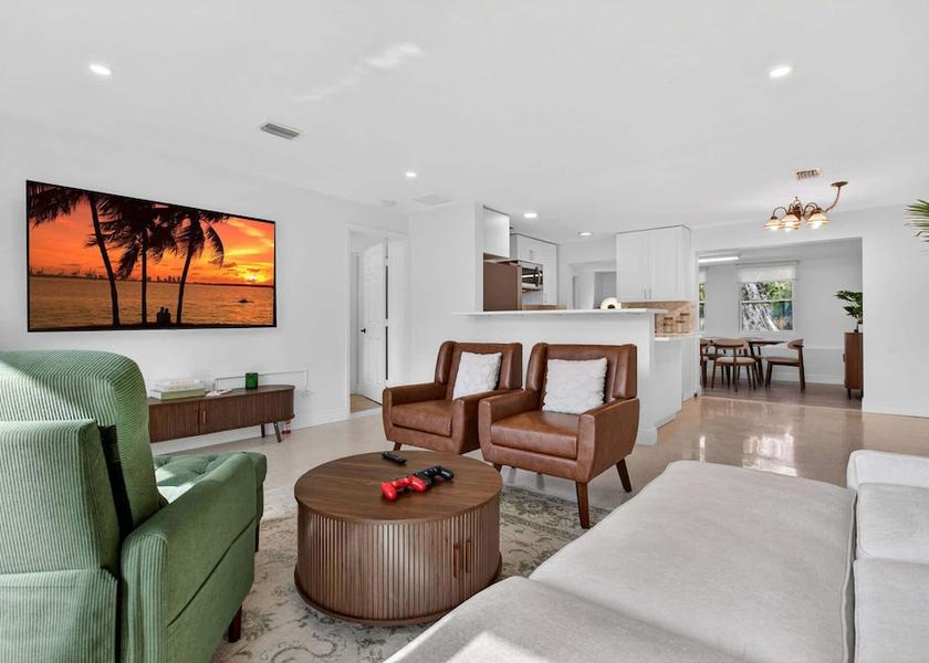 Florida Oakland Park Living area