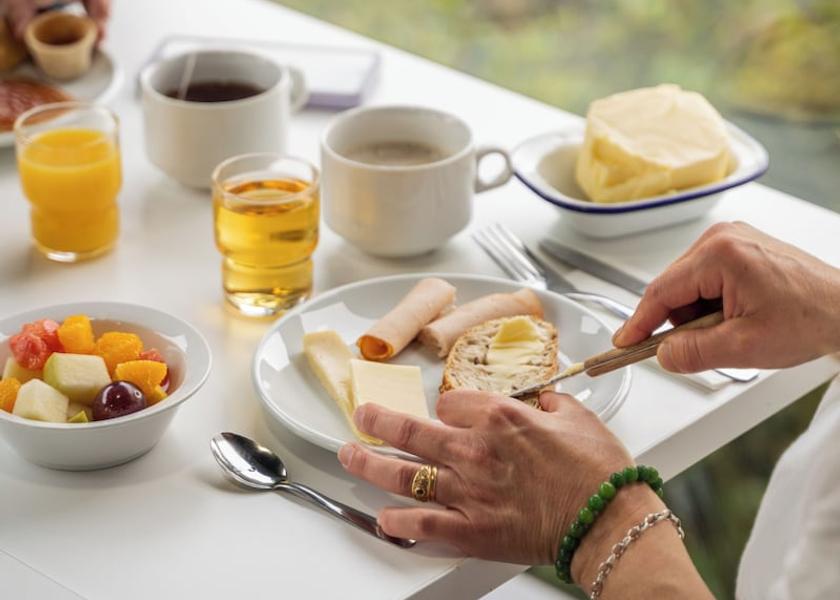 Brittany Saint-Georges-de-Grehaigne Breakfast buffet