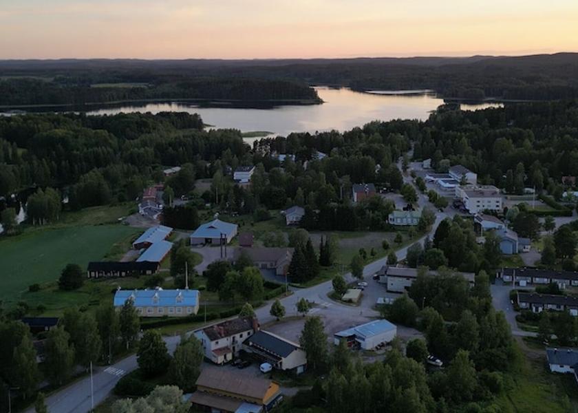 Central Finland Jamsa Aerial view