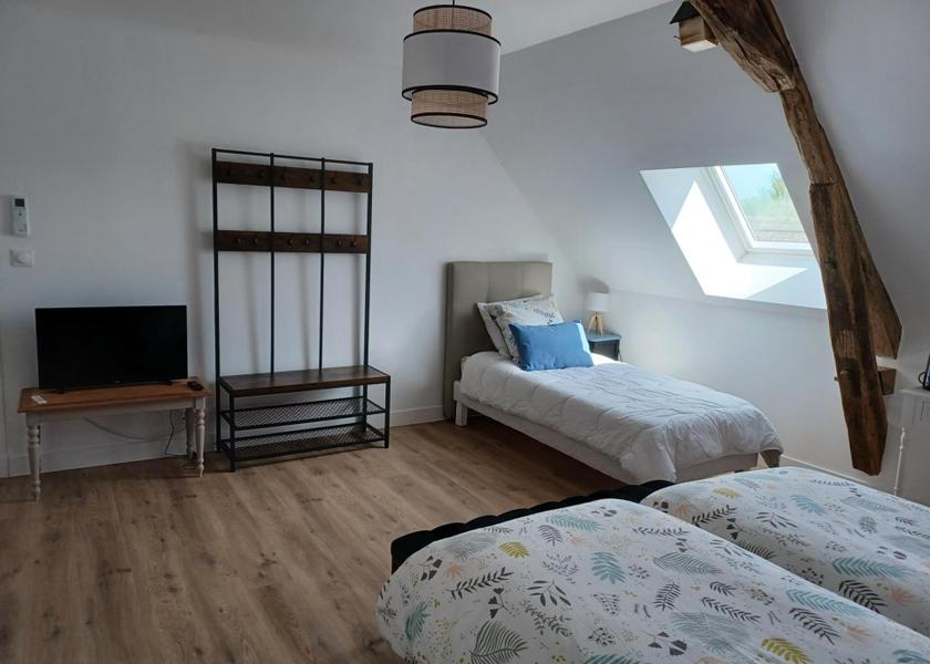 Centre-Loire Valley Veuzain-sur-Loire Triple Room with Private Bathroom