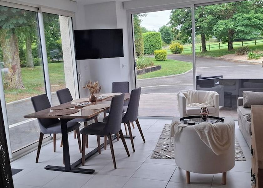 Normandy Le Val-Saint-Pere Living area
