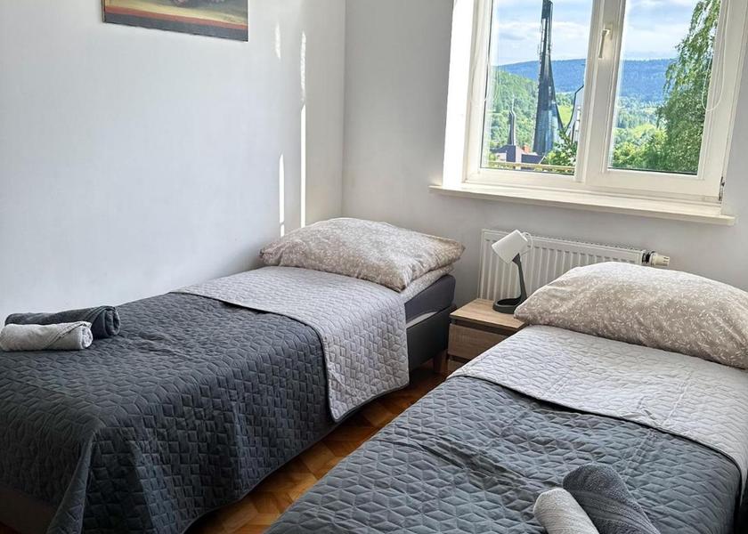 Podkarpackie Voivodeship Ustrzyki Dolne Double Room with Private Bathroom