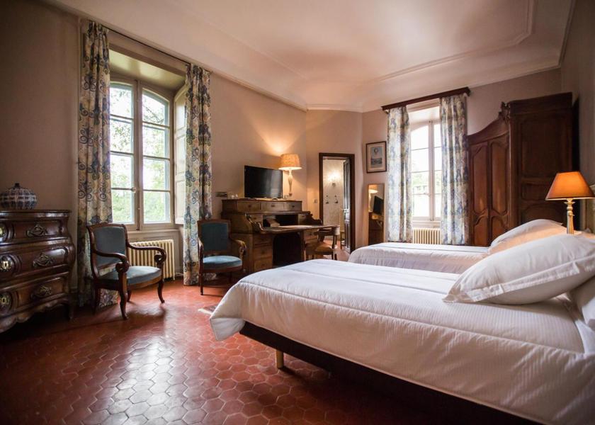 Auvergne-Rhône-Alpes Grospierres Twin Room with Garden View