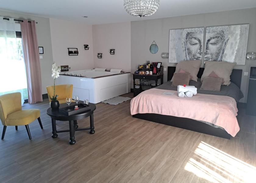 Nouvelle-Aquitaine Le Barp King Room with Spa Bath