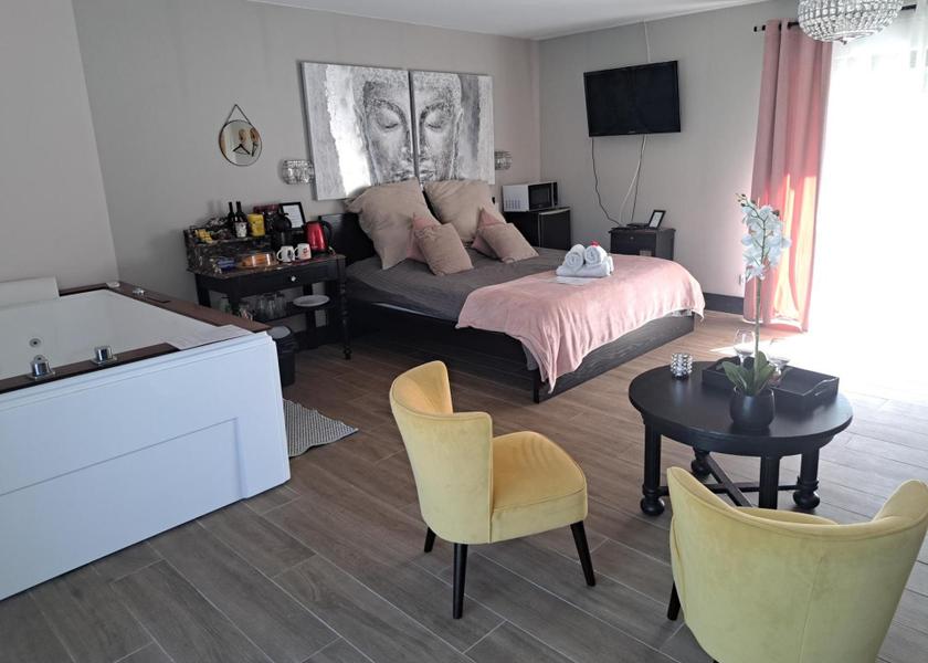 Nouvelle-Aquitaine Le Barp King Room with Spa Bath