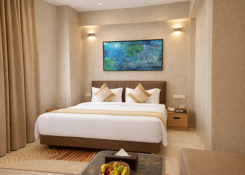 Madhya Pradesh Indore Superior King Room with Pool View
