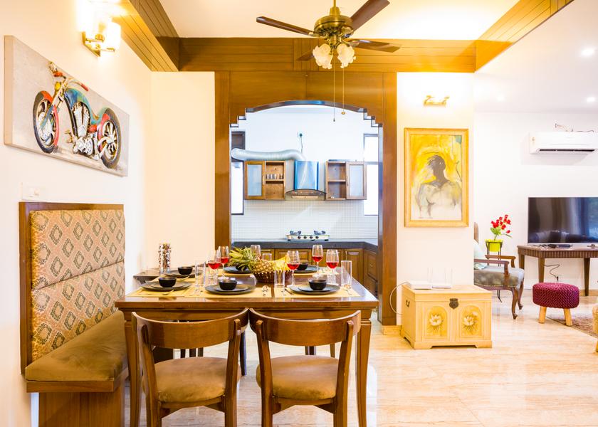 Himachal Pradesh Kasauli Dining Area