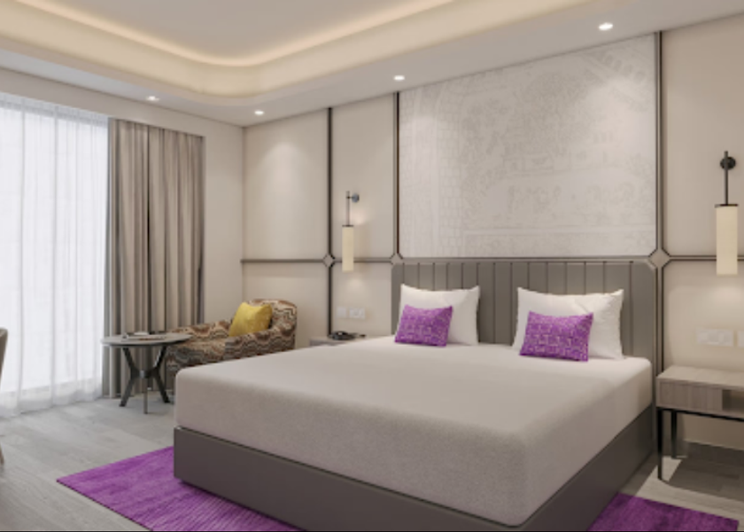 Uttar Pradesh Vrindavan Superior Room King Bed